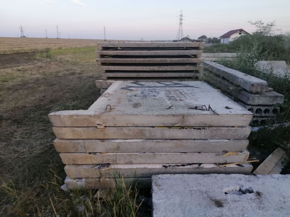 Заборные плиты, бетонный забор  б/у