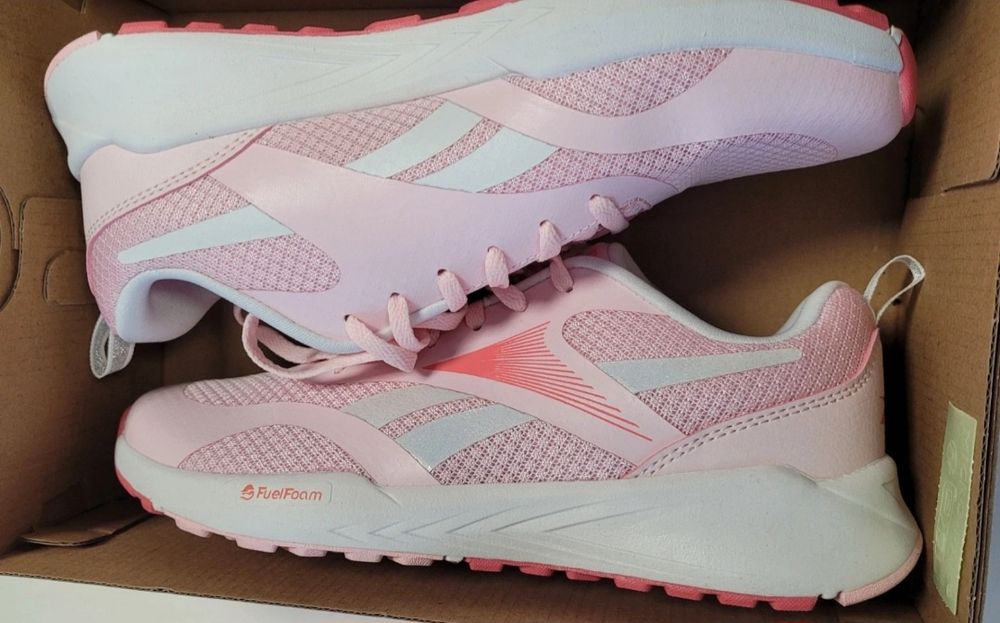 Adidasy reebok 38 24.5cm różowe bieganie