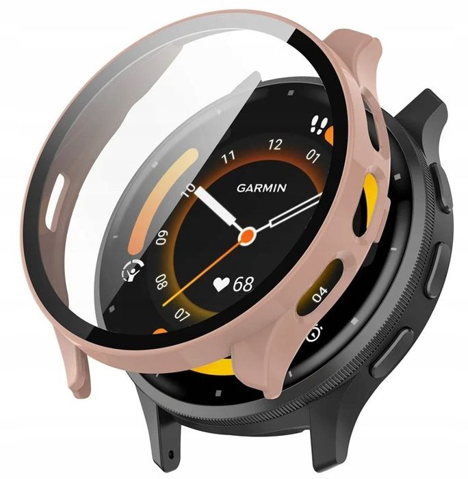 Zestaw Ochronny 2 x Szkło Hybrydowe 7H + Etui 2w1 do Garmin Venu 3s