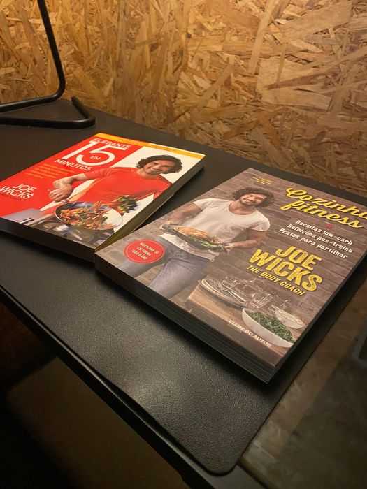 Livros Joe Wicks (Cozinha Fitness & Elegante em 15 minutos)