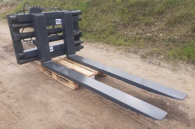 Pozycjoner  Chwytak widłowy Kaup  8 ton  4 Klasa karetki  widły 260 cm