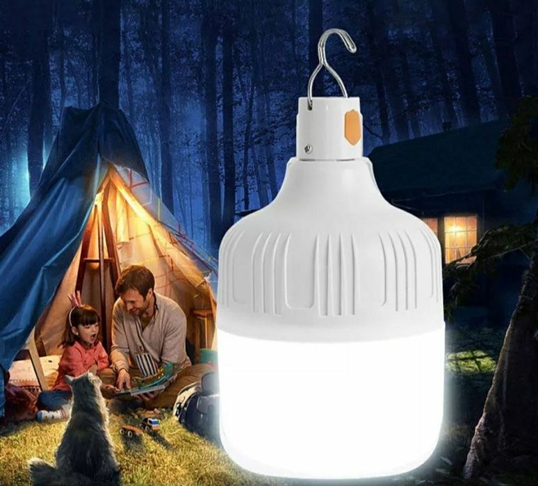 60W Лампа Фонарі для дому дачі Кемпінг. Лед Лампа Акумуляторна Ліхтари