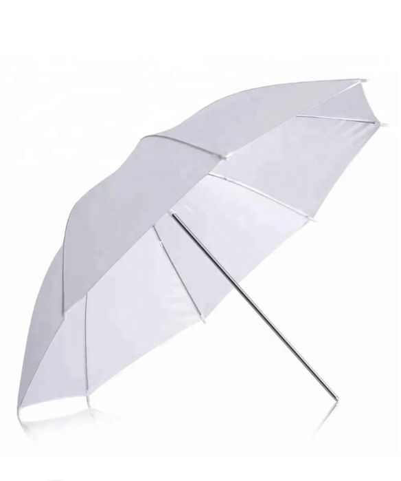 Фото парасолька студійна біла