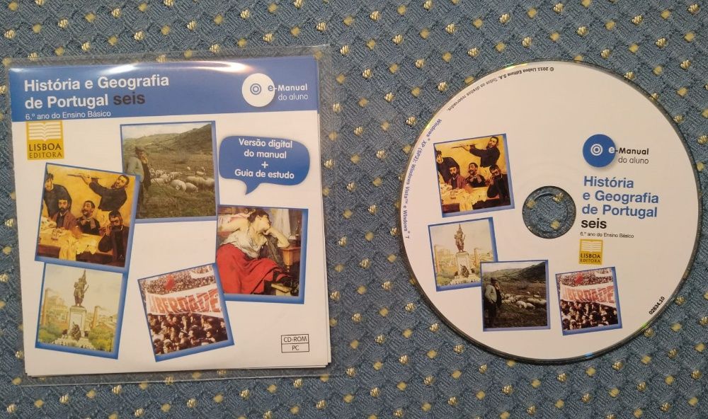 "História e Geografia de Portugal 6ºAno" Manual (Partes 1/2)+e-Manual