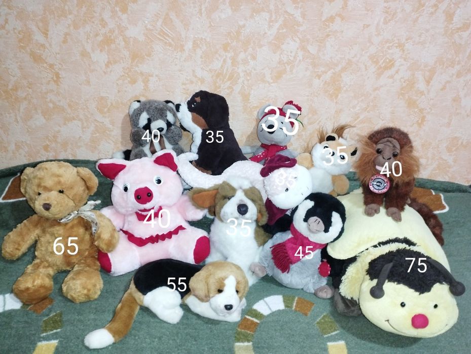 М'які іграшки, детские игрушки