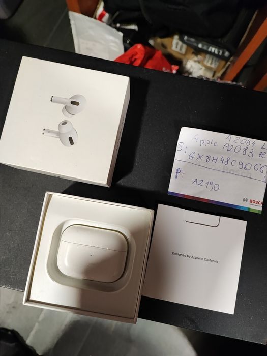 Słuchawki Apple Pro cały zestaw A2084 A2084 A2190