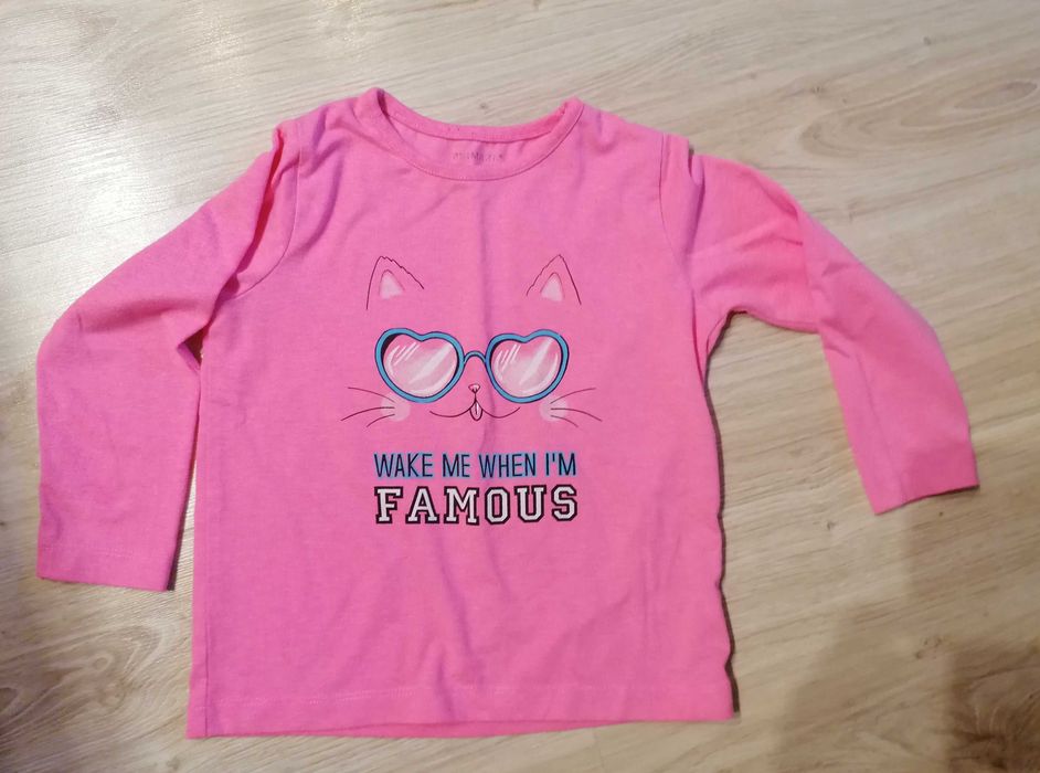 Bluzeczka z kotkiem 2-3 latka