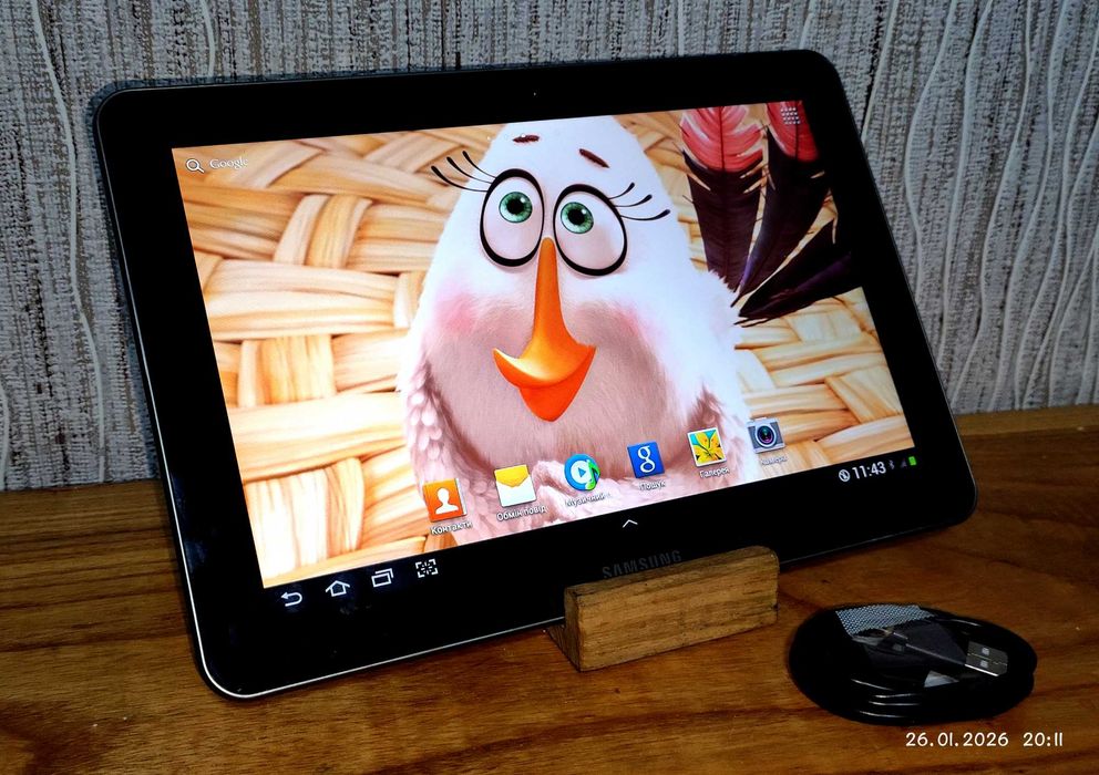 Планшет 10 дюймів Samsung Galaxy Tab на 1 сім карту 16 gb