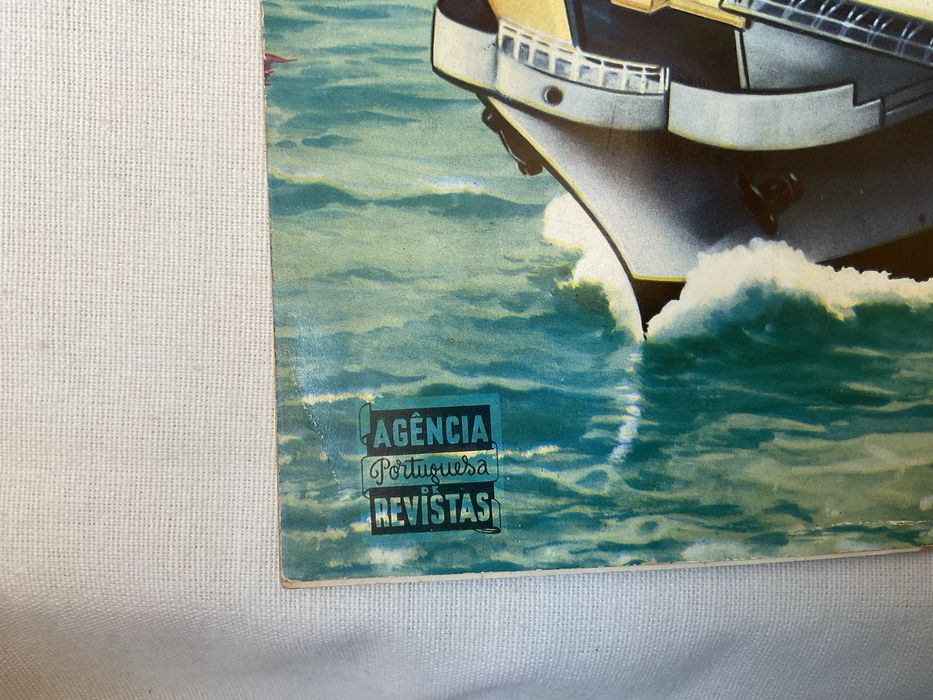 Caderneta antiga Navios e Navegadores, incompleta