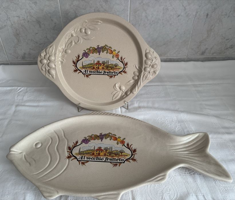 Conjunto de loiça decorativa