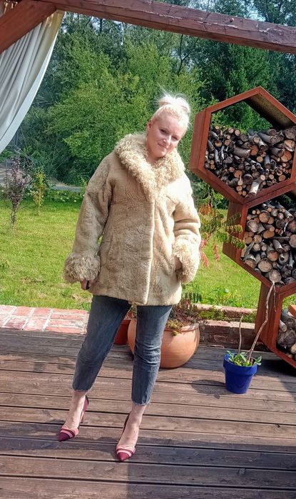 Kożuch naturalny kożuszek prawdziwy