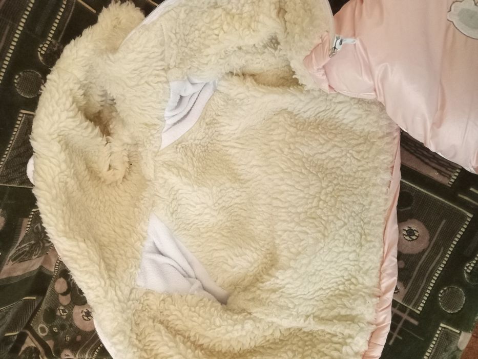 Зимовий комбінезон на овчині 0-1,5року