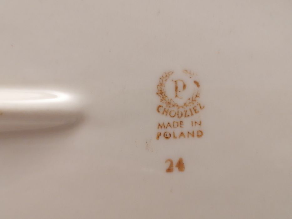 Piękna duża patera, półmisek stara Chodzież