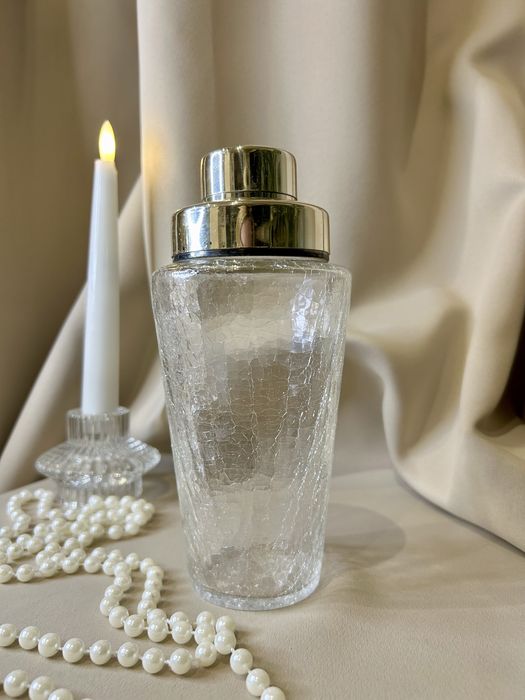 Shaker z mrożonego szkła