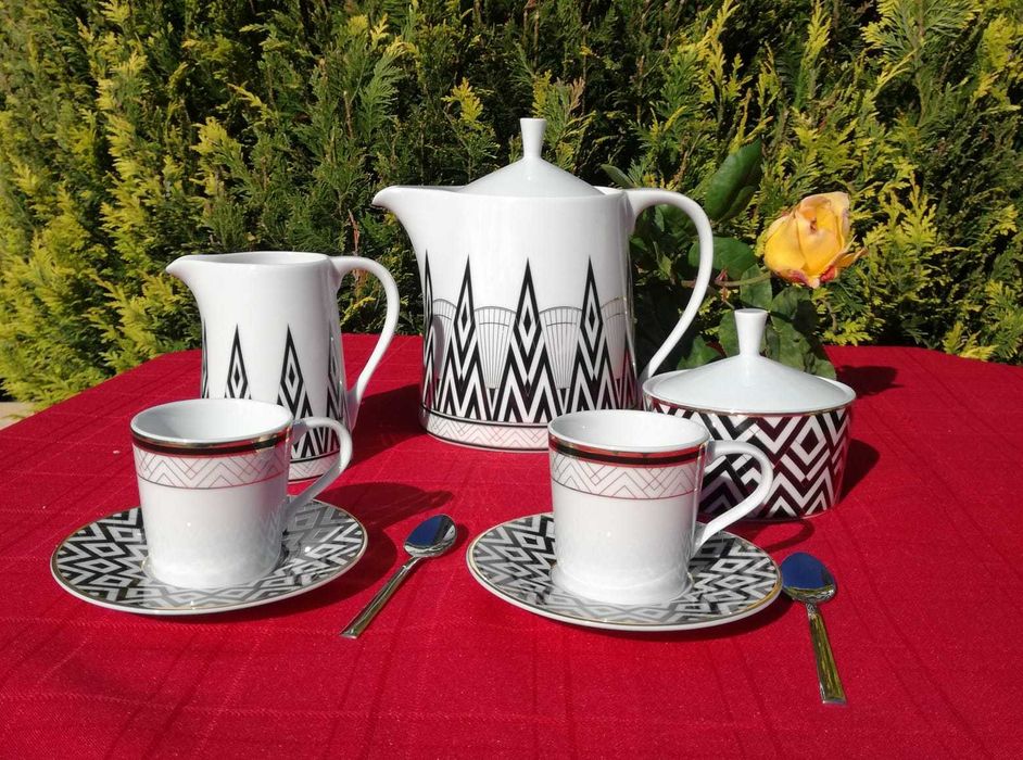 Lindíssimo Serviço Café SPAL (Arte Deco) 15 pçs- NOVO