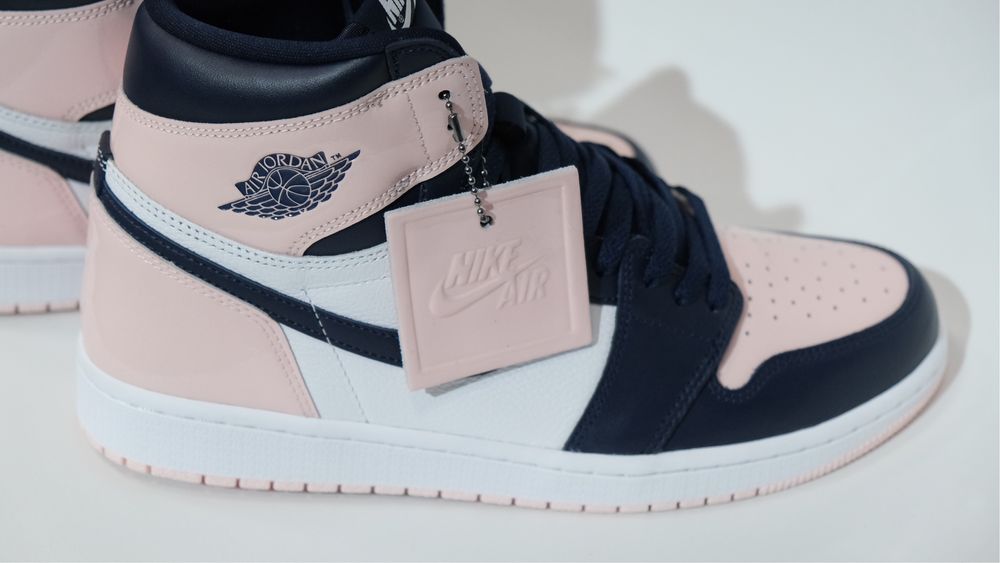 Peach air jordan clearance 1