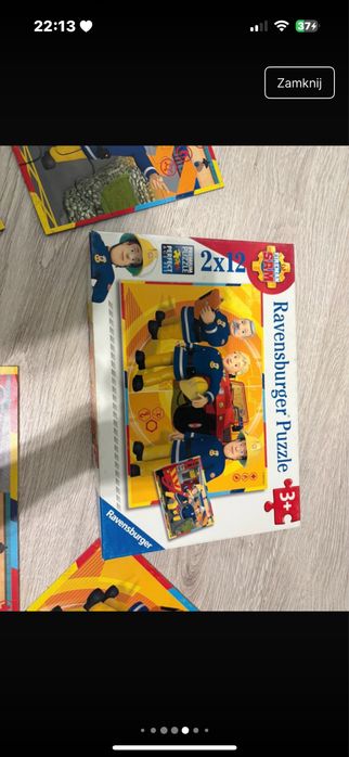 2 pak puzzli strażak sam