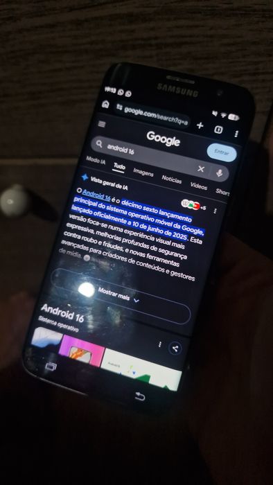 S7 edge com android 16