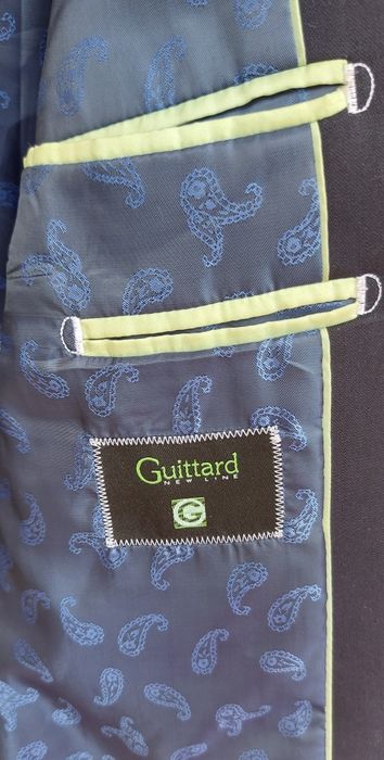 marynarka 80% wełna jedwab guittard new line 46 S 36 czarna elegancka