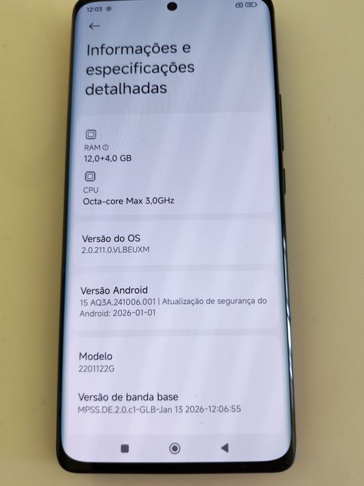 Xiaomi 12 pro como novo