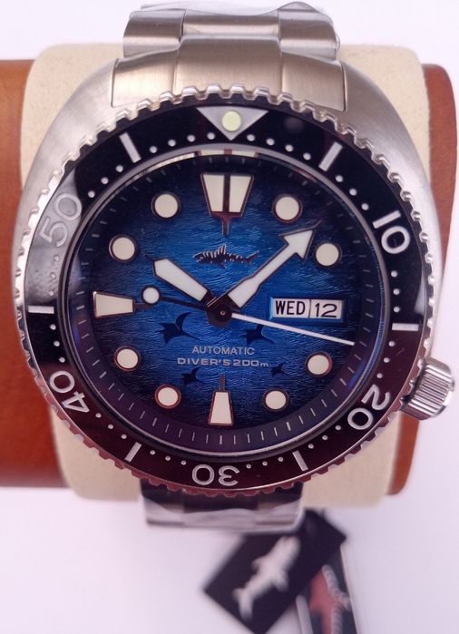 Годинник Heimdallr Sharkey STEELDIVE SD1970 Капітан Willard Seiko NH36