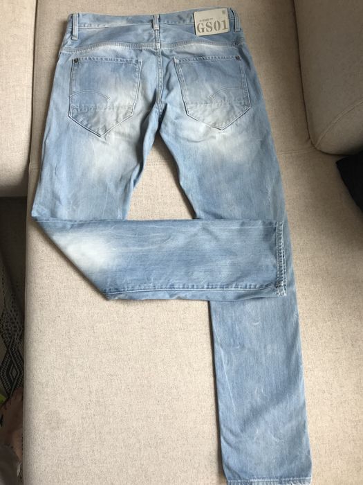 Jasne dżinsy G-Star Raw Denim model New Radar Slim W32 L32