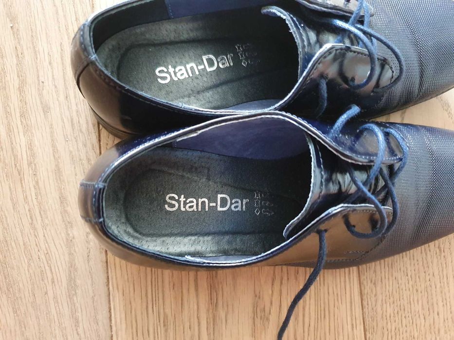 Buty chłopięce - pantofle, r. 34/35 Skóra!