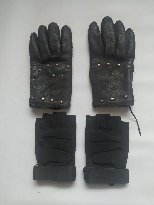 Мото рукавиці шкіряні