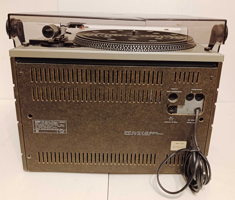 Продам SABA Hi Fi Stereo Audio System C3000 з програвачем вінілу