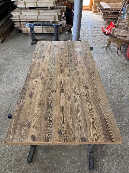 Blat ze starego drewna na stół, meble na wymiar od 1 m², grub. od 2 cm