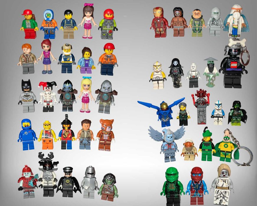 DUŻO LEGO FIGUREK Minifigurka Ninjago Star Wars City Castle Chima