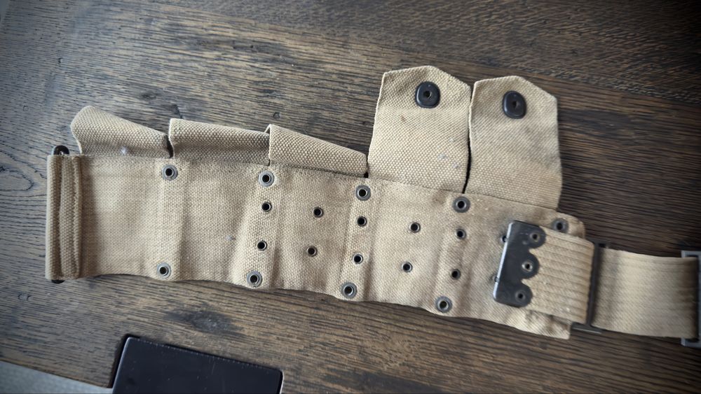 Oryginalny pas US ARMY M1910 ww1