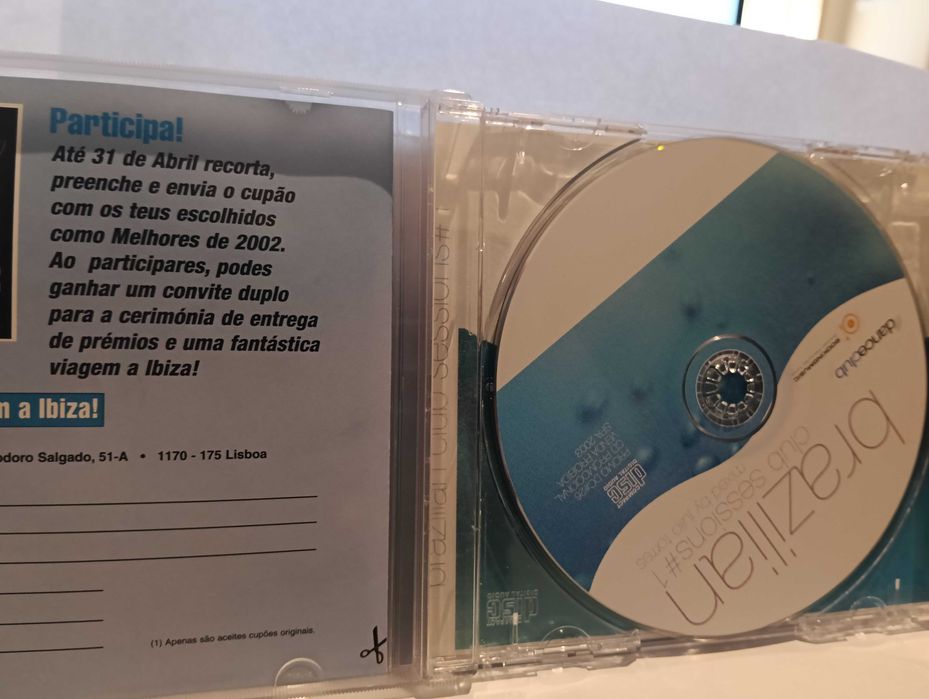 cd Brasilian Club Sessions #1 ( dance music )
