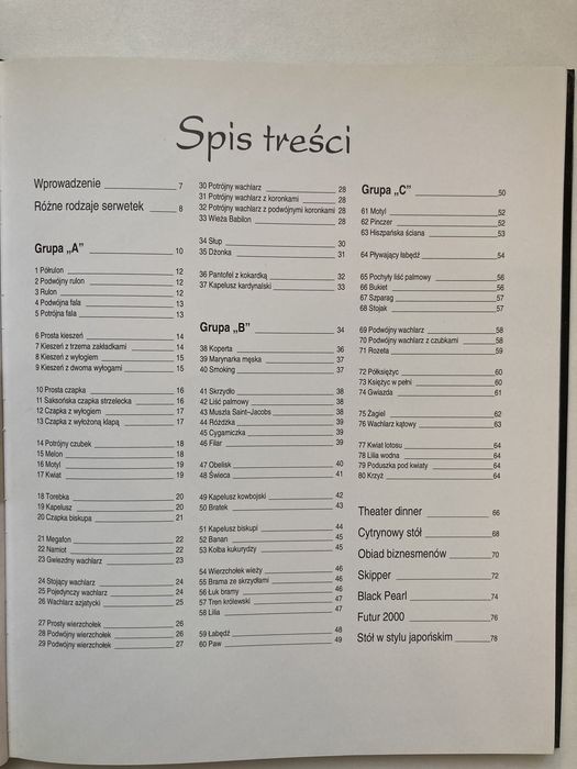 Składanie serwetek - 80 pomysłów na pięknie nakryty stół