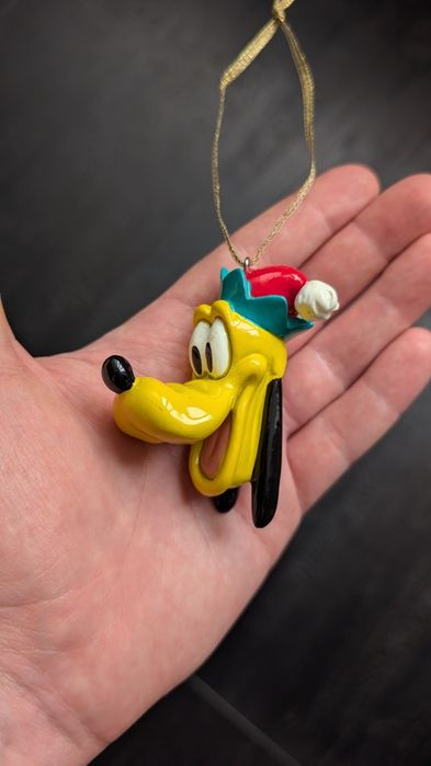 Новогодние игрушки Disney Christmas tree Pluto Goofy  Santa Claus