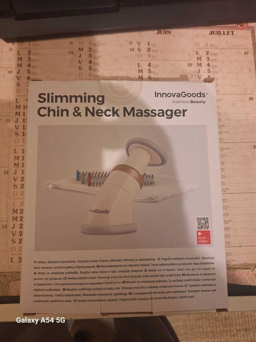 Massajador pescoço redutor da papada - Slimming Chin Neck Massager