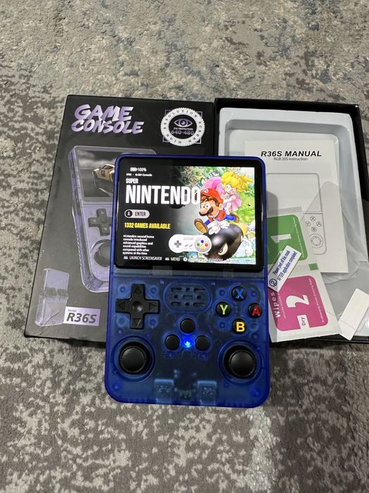 Nowa konsola do gier retro R36S Linux 128 GB Nintendo PSX PSP Gameboy