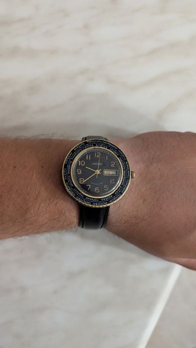 Часы винтажные ракета города, годинник ракета СССР