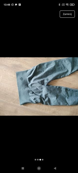 Leginsy gym Glamour seamless grey push to rozmiar m