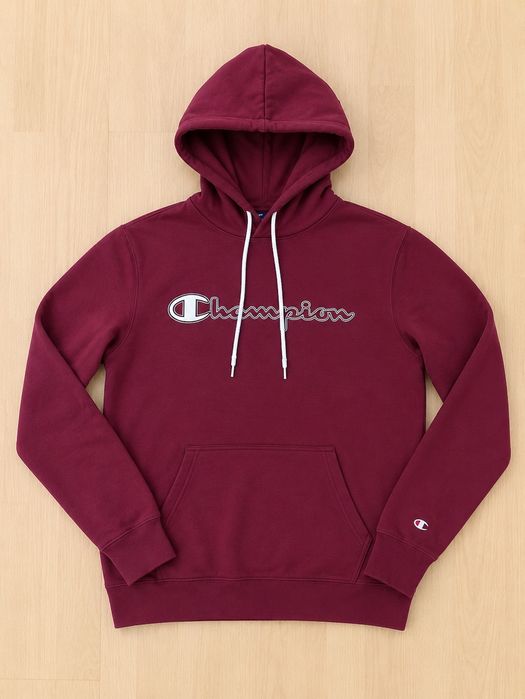 Bluza Champion męska bordowa z kapturem roz. L