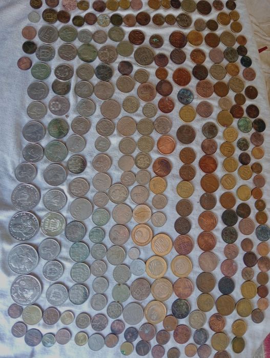 Moedas antigas prata  portuguesas