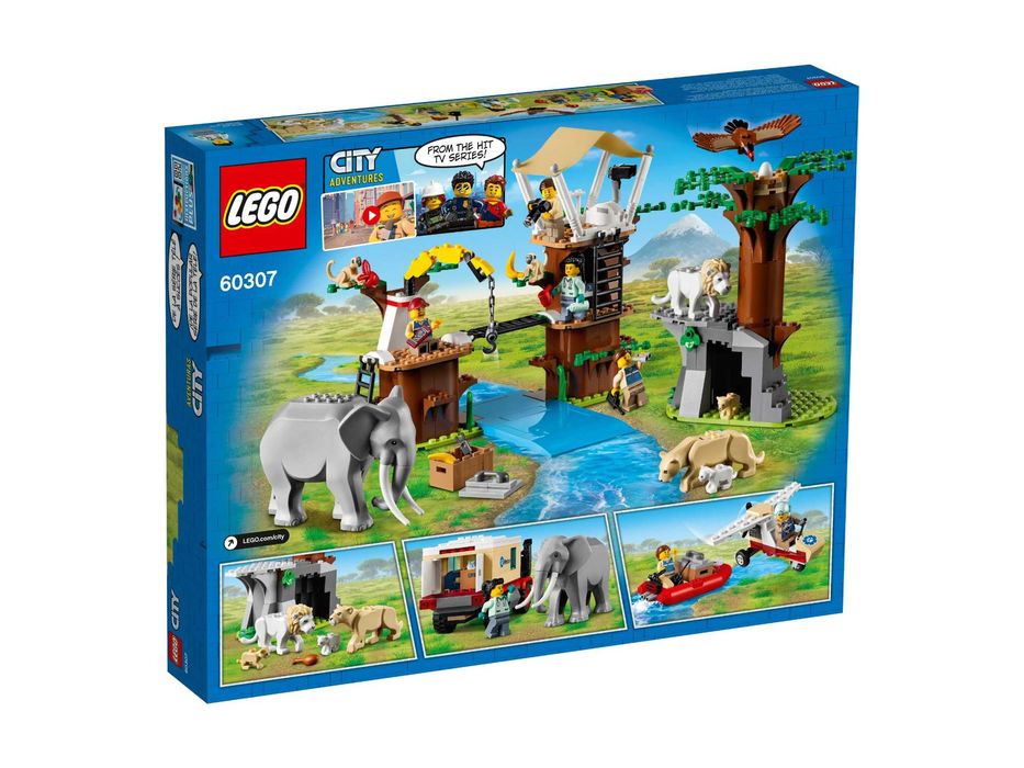 LEGO 60307 City Obóz ratowników dzikich zwierząt