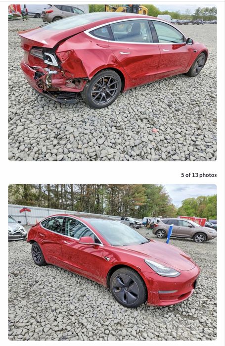 Розборка шрот Tesla model 3