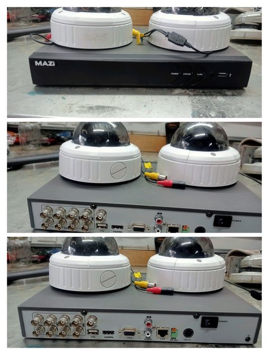 Duas câmaras com video