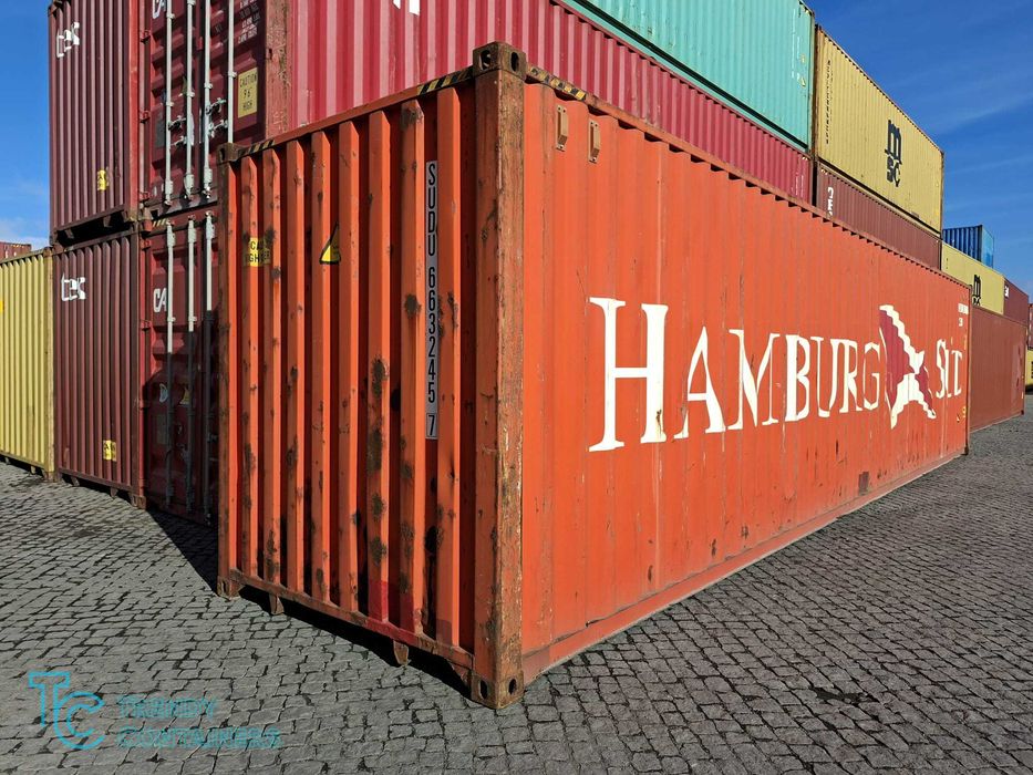 Contentor 40 Pés HC / 12m – Grande Capacidade