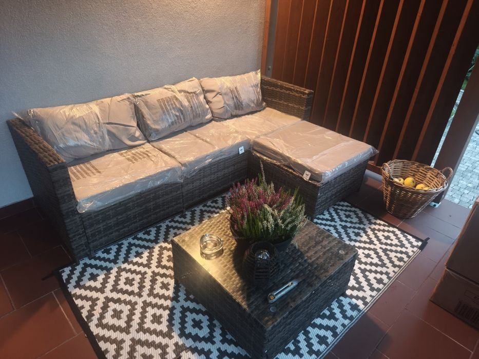 Meble Ogrodowe Narożnik Stolik