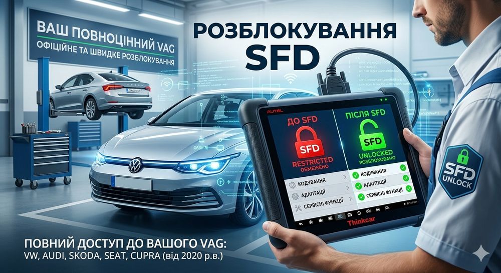 Швидке розблокування SFD на автомобілях VAG