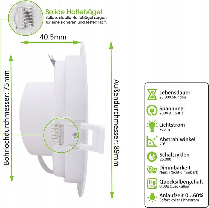 Żarówka Led Evolution 700ml Led Spot / 7w