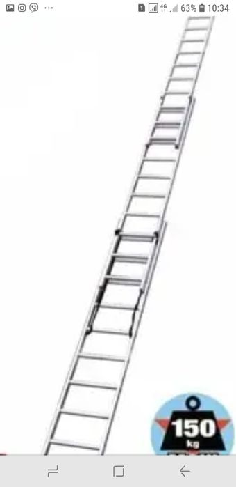 Оренда вишки-тури пересувна збірно-розбірна, драбина розсувна 3х12