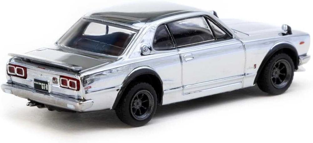 Nissan Skyline HT 2000GT-R Special Edition Silver chrome Tarmac 1:64